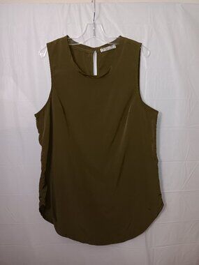 ABERCROMBIE & FITCH SLEEVELESS OPEN BACK SILKY TOUCH TOP